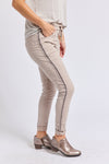 Pewter Stripe Pant - Jacqueline B Clothing
