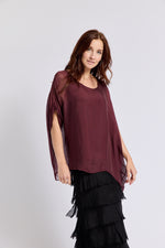 Italian Silk T-Shirt (Seventeen Colors) - Jacqueline B Clothing