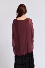 Italian Silk T-Shirt (Seventeen Colors) - Jacqueline B Clothing