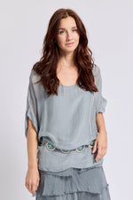 Italian Silk T-Shirt (Seventeen Colors) - Jacqueline B Clothing