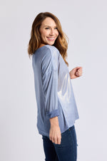 Long Sleeve Sueded Tee