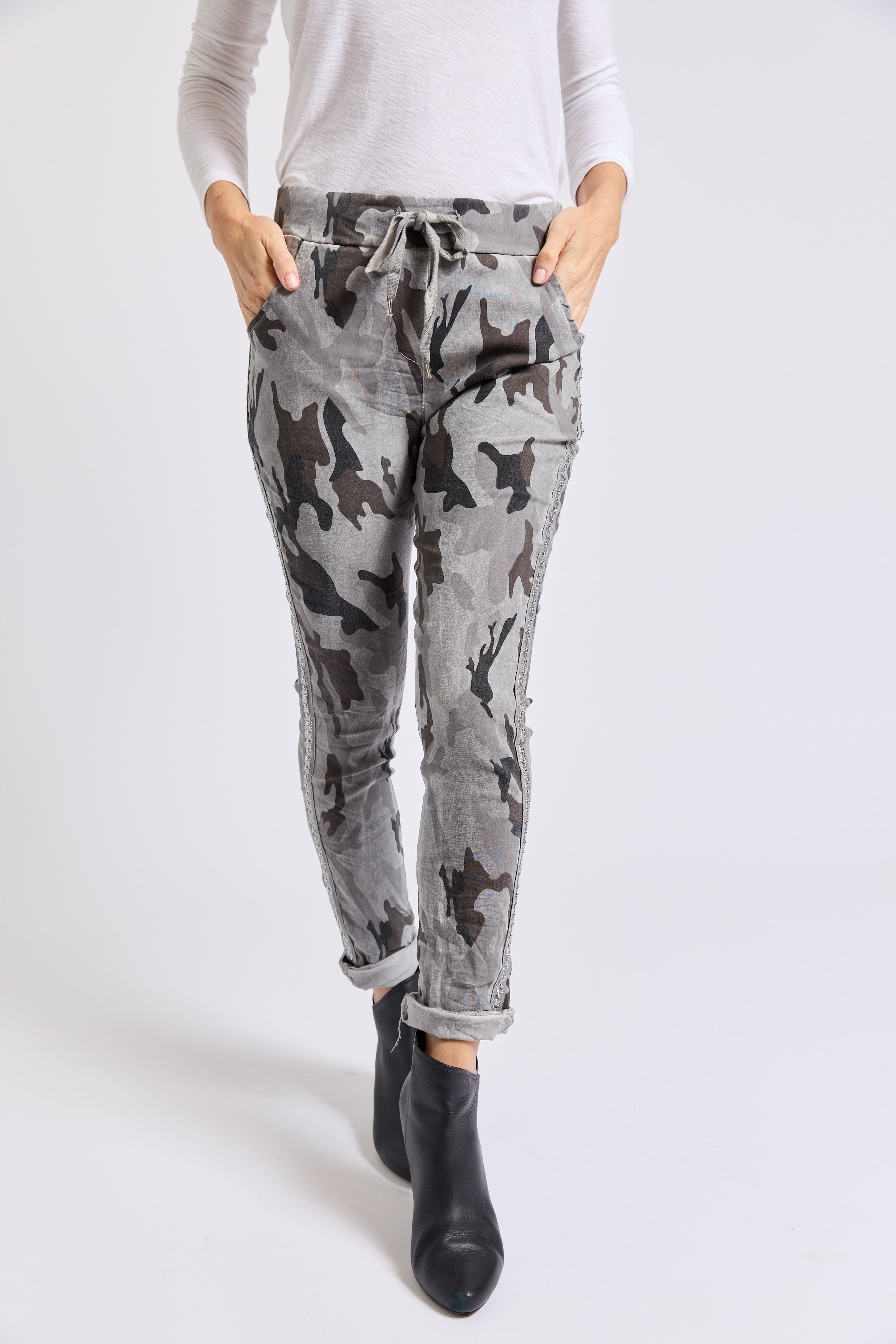 Woodlands Camo Pants (Four Colors) - Jacqueline B Clothing