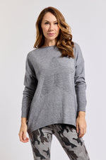 Embossed Star Sweater