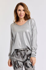 Shinny Front Sweater (Eight Colors) - Jacqueline B Clothing