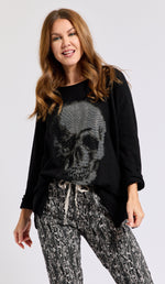 Skull Sweater - Jacqueline B Clothing