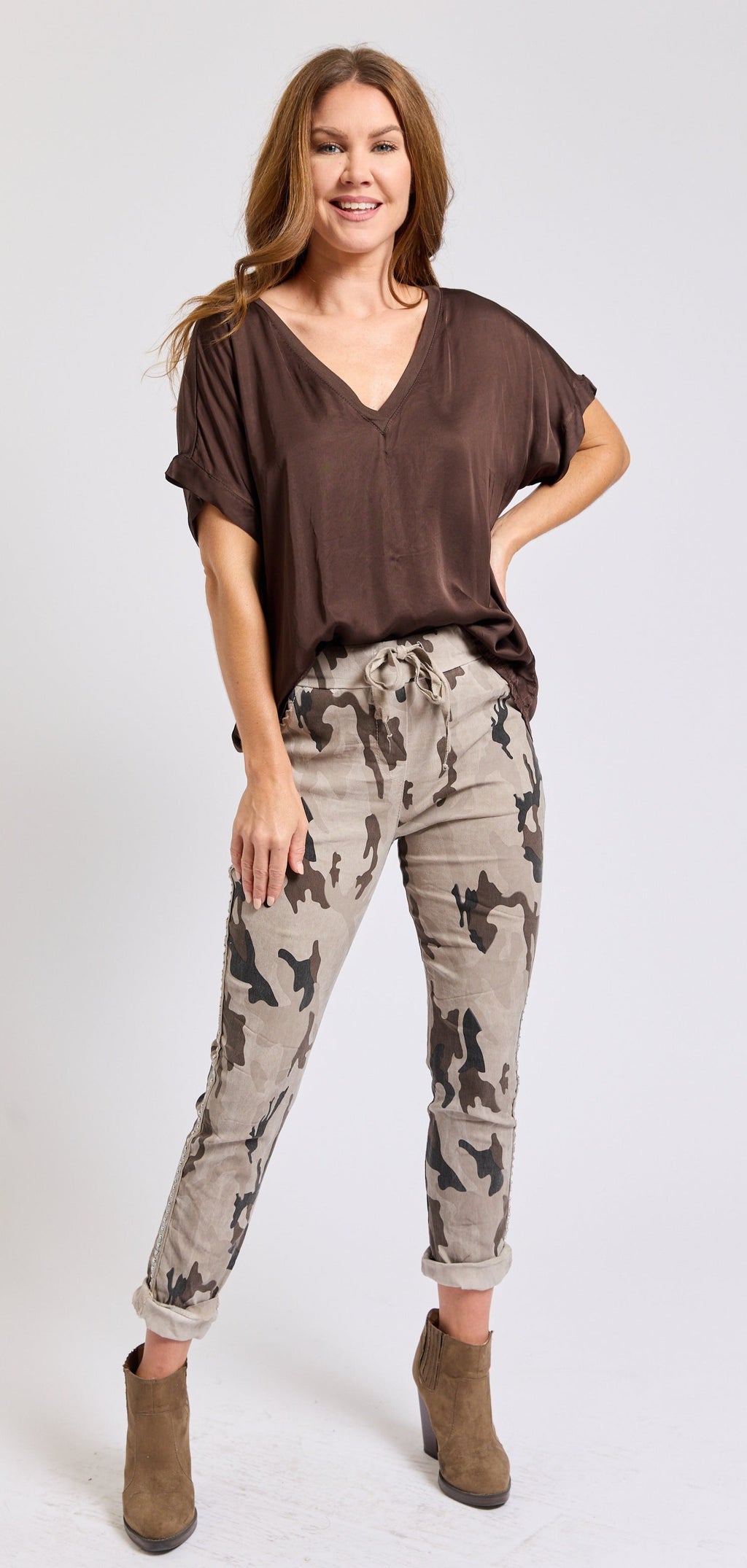 Woodlands Camo Pants (Four Colors) - Jacqueline B Clothing