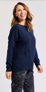 Embossed Star Sweater