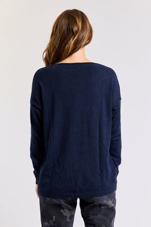 Embossed Star Sweater