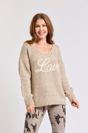 Cable Knit Love Sweater