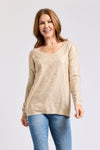 Shimmer Leopard Pattern Sweater