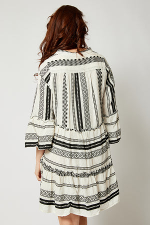 Aztec Pattern Short Dress (2 Colors)