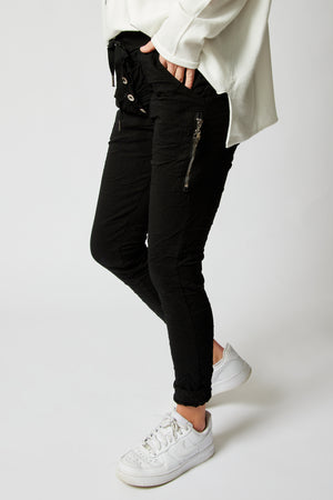 Button Fly Zip Pant