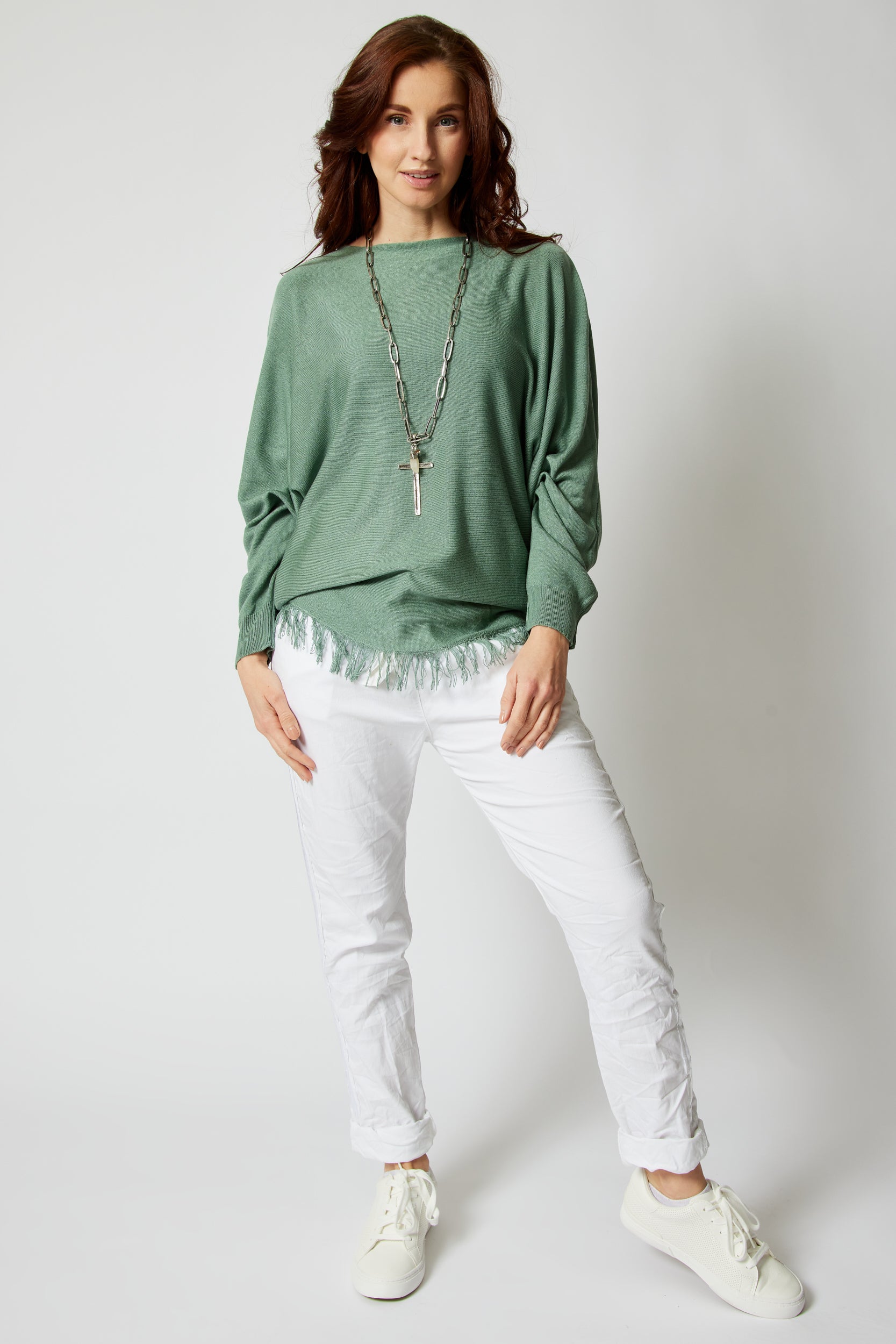 Fringe Bottom Sweater