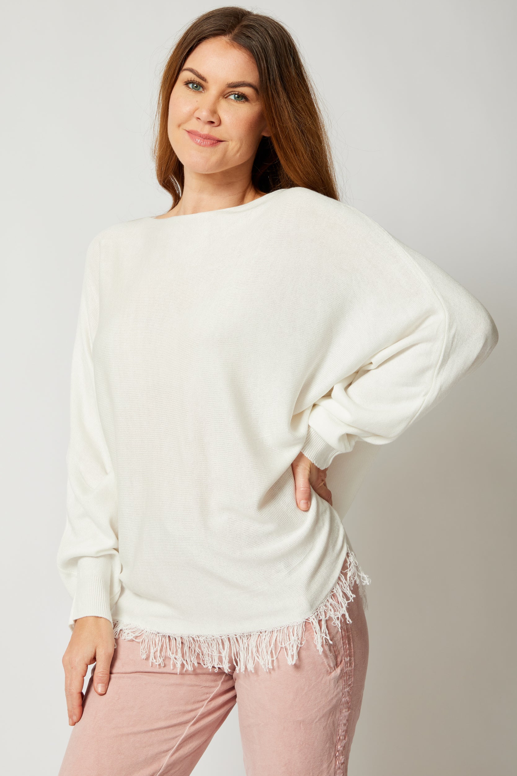 Fringe Bottom Sweater