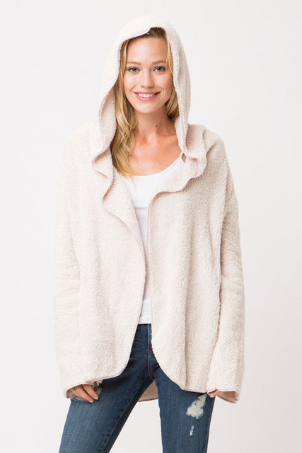 Fluffy Jacket - Jacqueline B Clothing