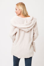 Fluffy Jacket - Jacqueline B Clothing