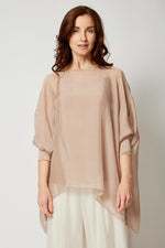 Italian Silk Sheer Flowing Top