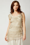 Italian Silk Layered Tank - Jacqueline B Clothing