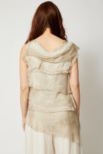 Italian Silk Layered Tank - Jacqueline B Clothing