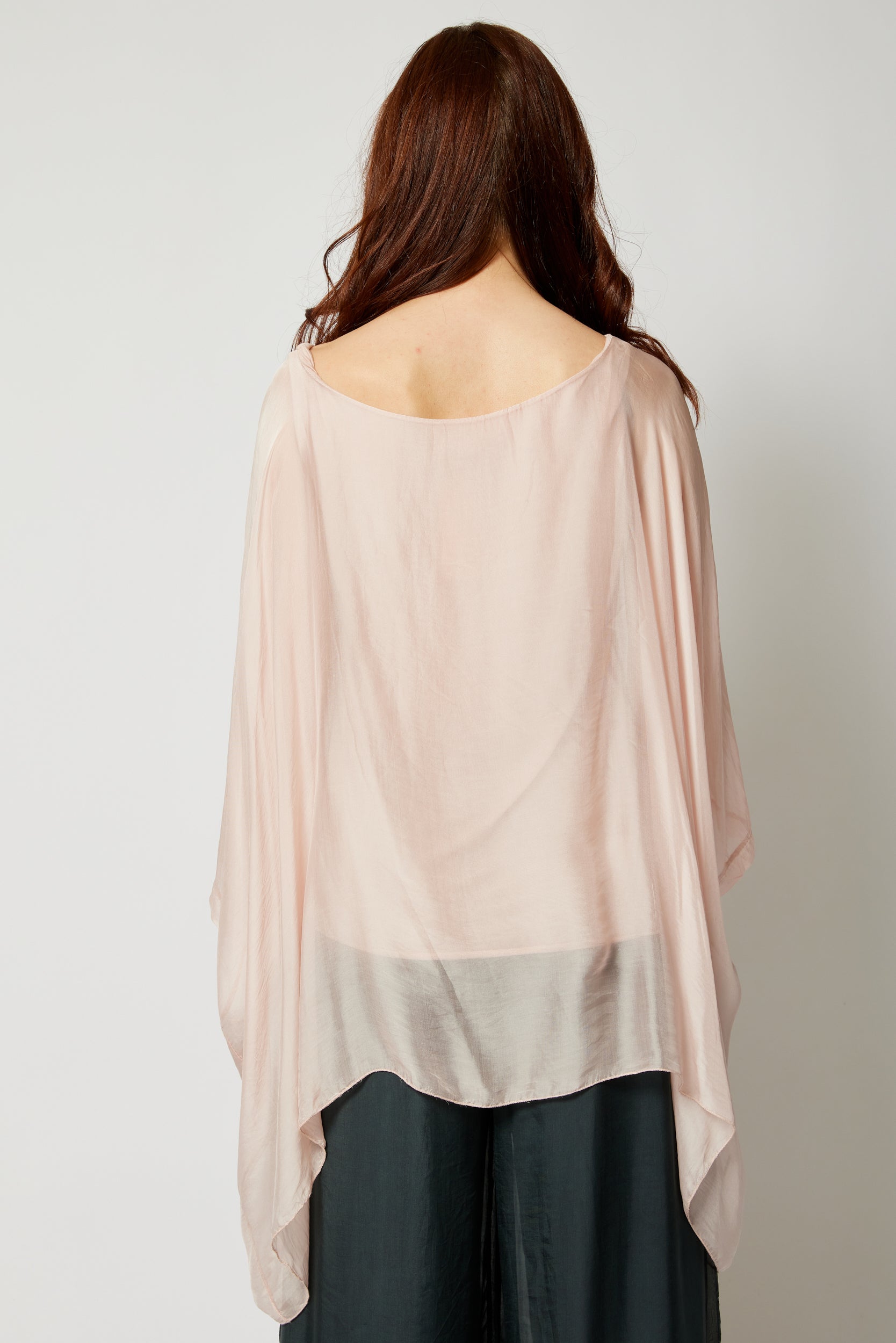 Italian Silk Soft Flowing Top - Jacqueline B Clothing