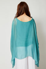 Italian Silk Soft Flowing Top (Two Colors) - Jacqueline B Clothing