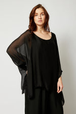 Italian Silk Soft Flowing Top - Jacqueline B Clothing