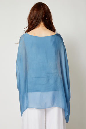 Italian Silk Soft Flowing Top - Jacqueline B Clothing