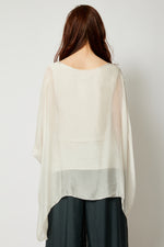 Italian Silk Soft Flowing Top - Jacqueline B Clothing