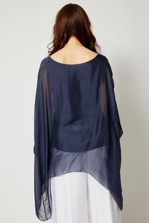 Italian Silk Soft Flowing Top - Jacqueline B Clothing