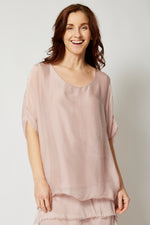 Italian Silk T-Shirt (Seventeen Colors) - Jacqueline B Clothing