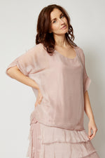 Italian Silk T-Shirt (Seventeen Colors) - Jacqueline B Clothing