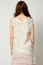 Italian Silk Layered Tank - Jacqueline B Clothing