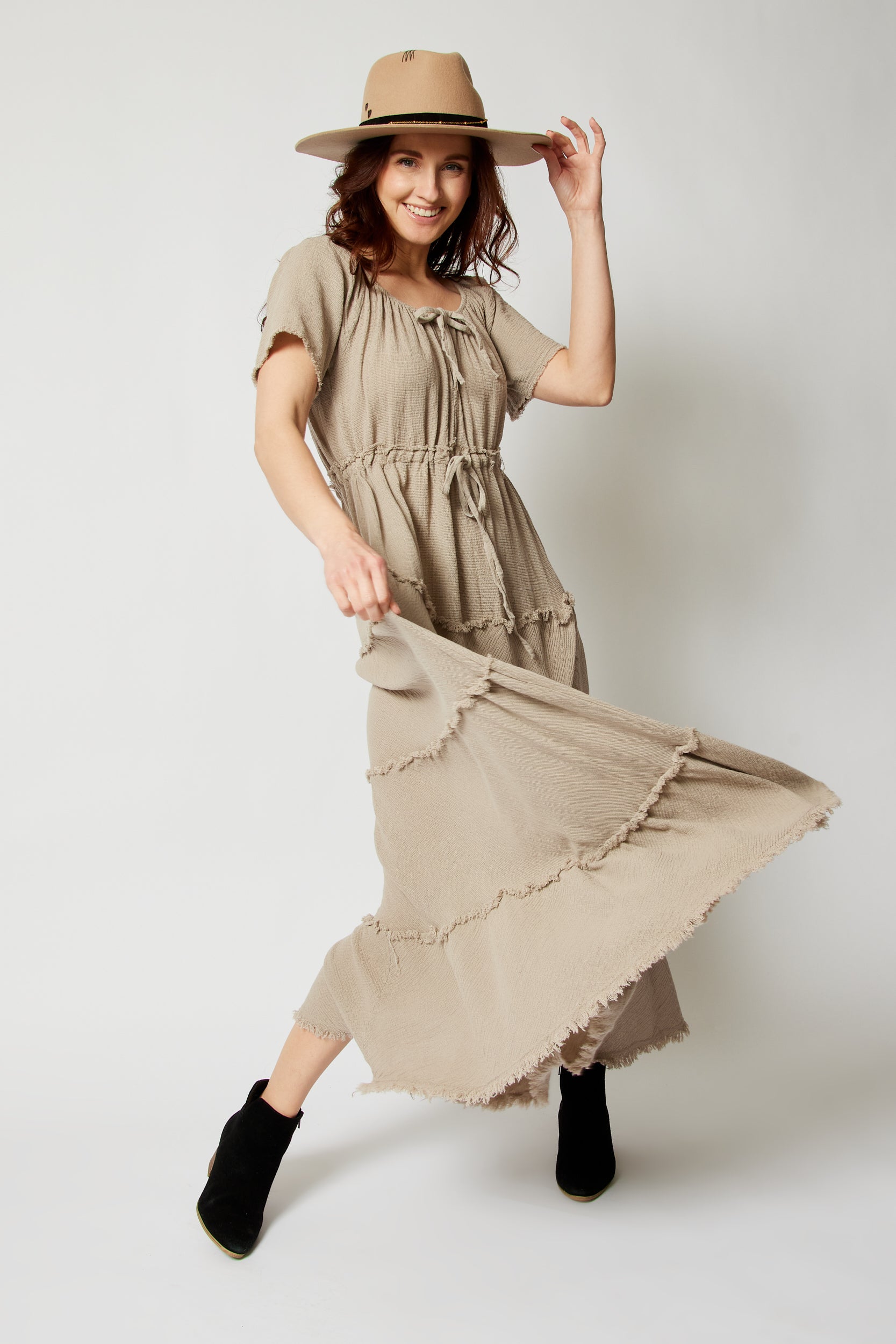 Cotton Layered Dress