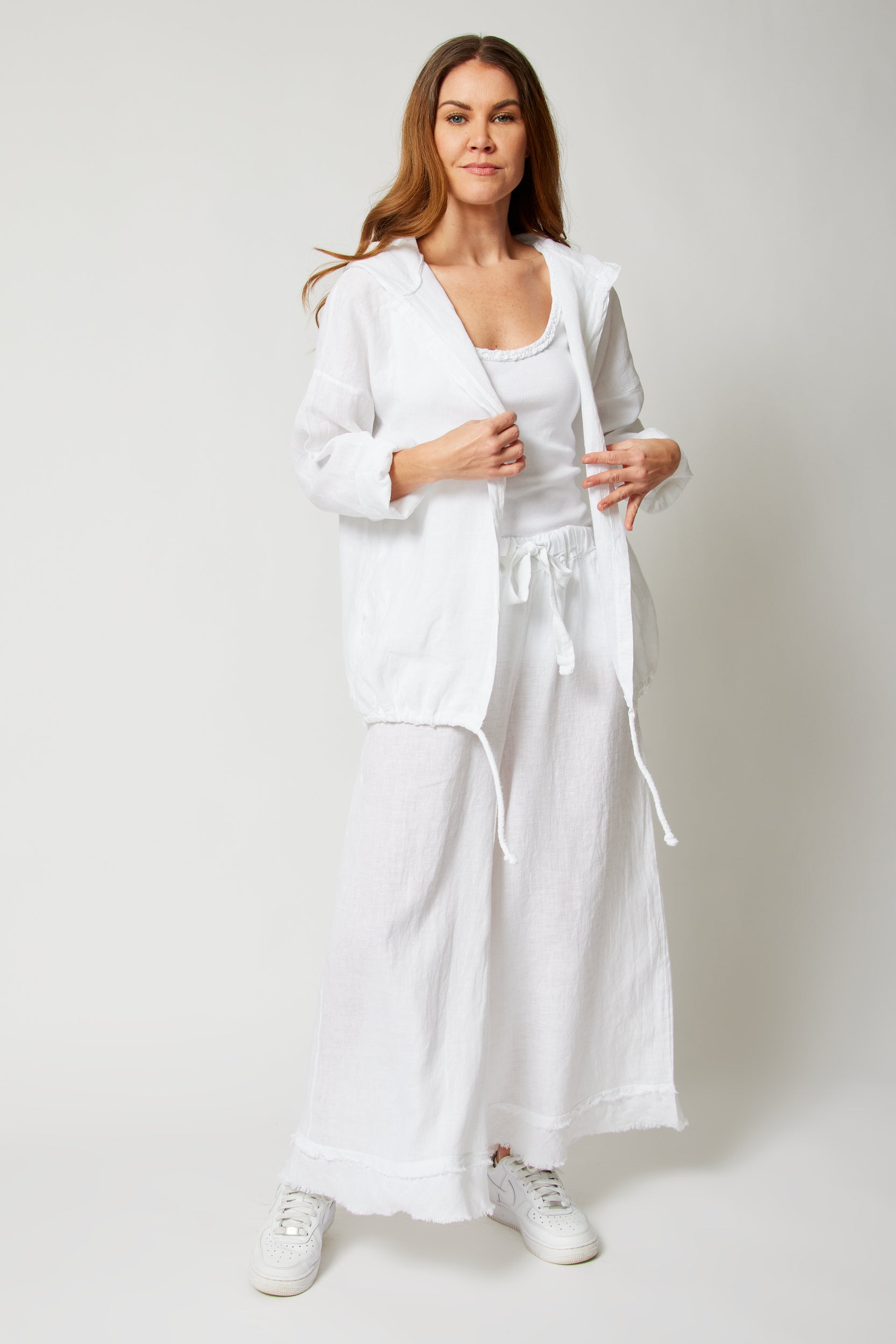 Linen Drawstring Jacket – Jacqueline B Clothing