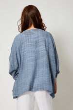 Linen and Gauze One Button Jacket