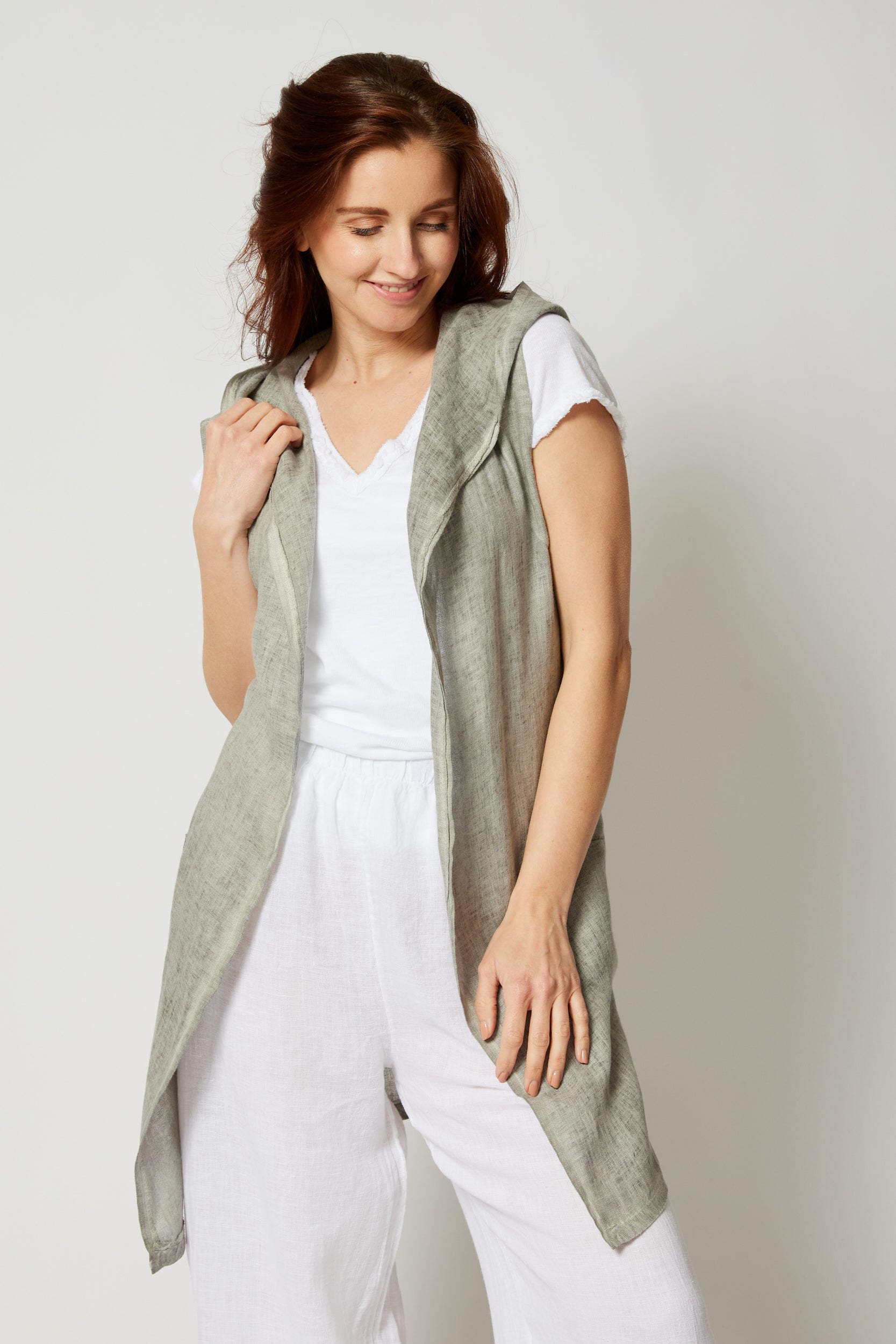 Linen Vest