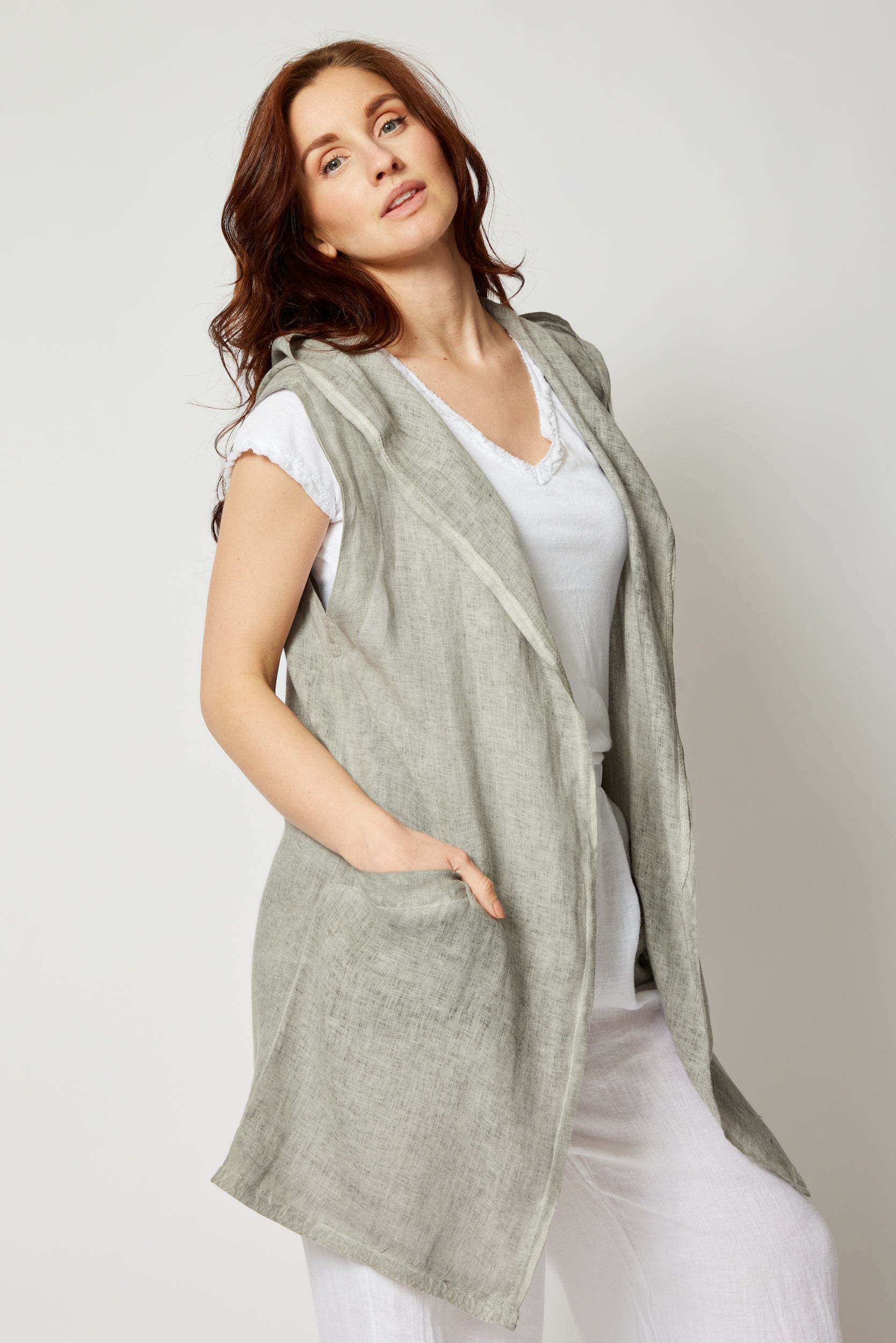 Linen Vest