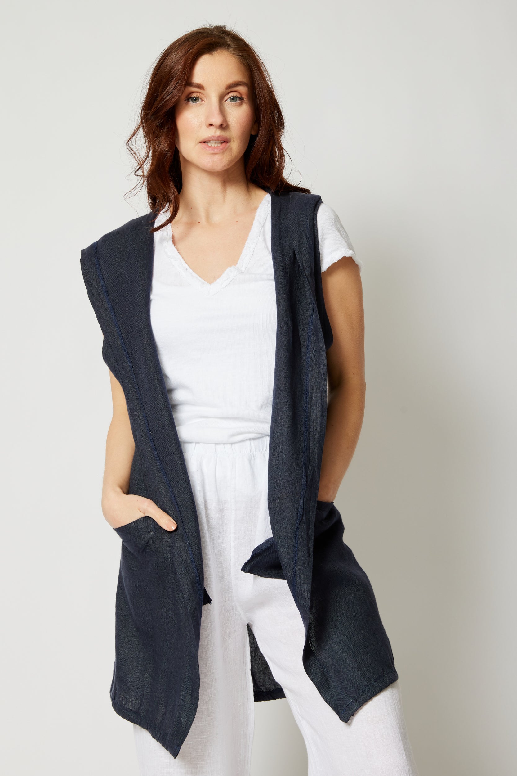 Linen Vest