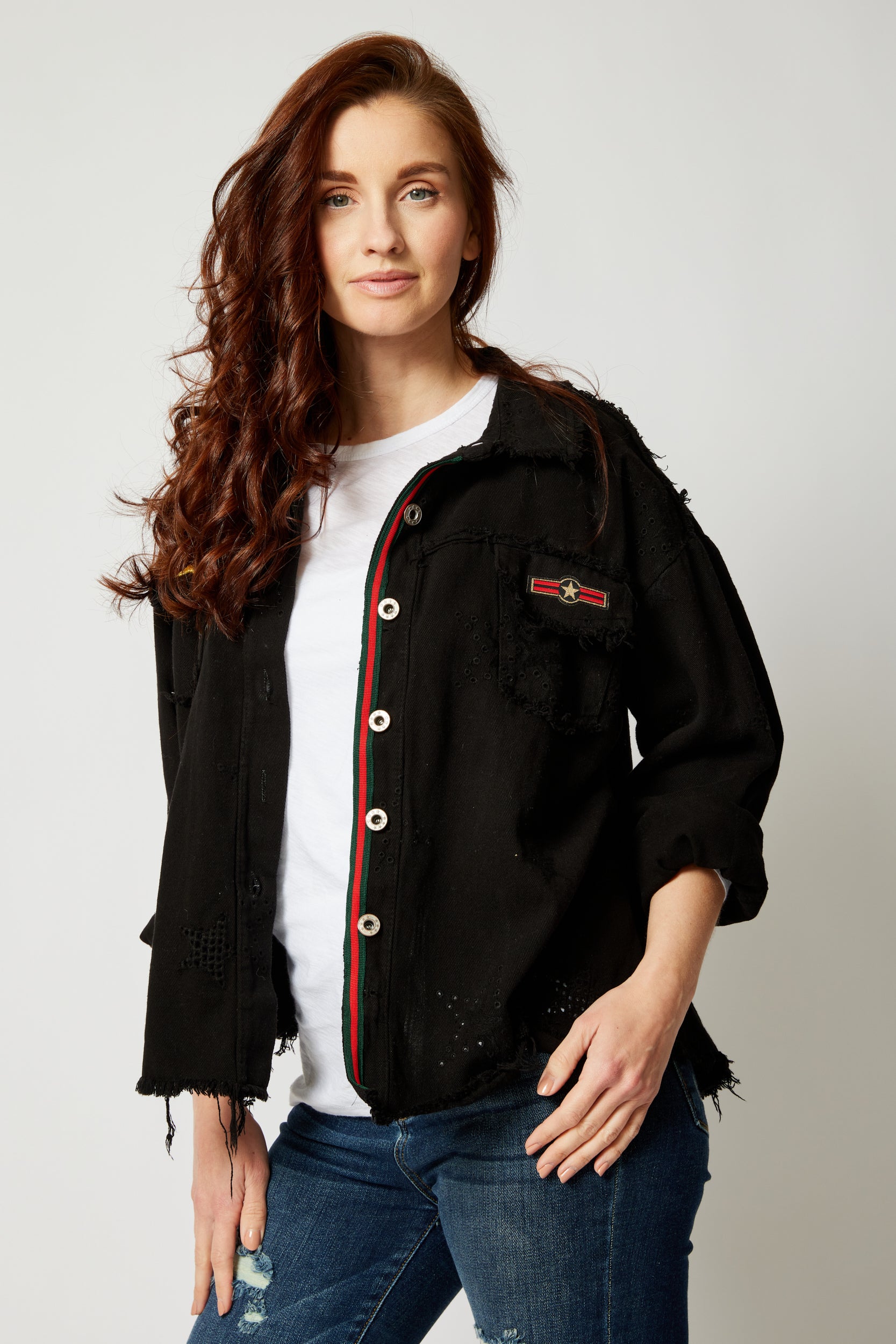 Military Jacket - Jacqueline B Clothing