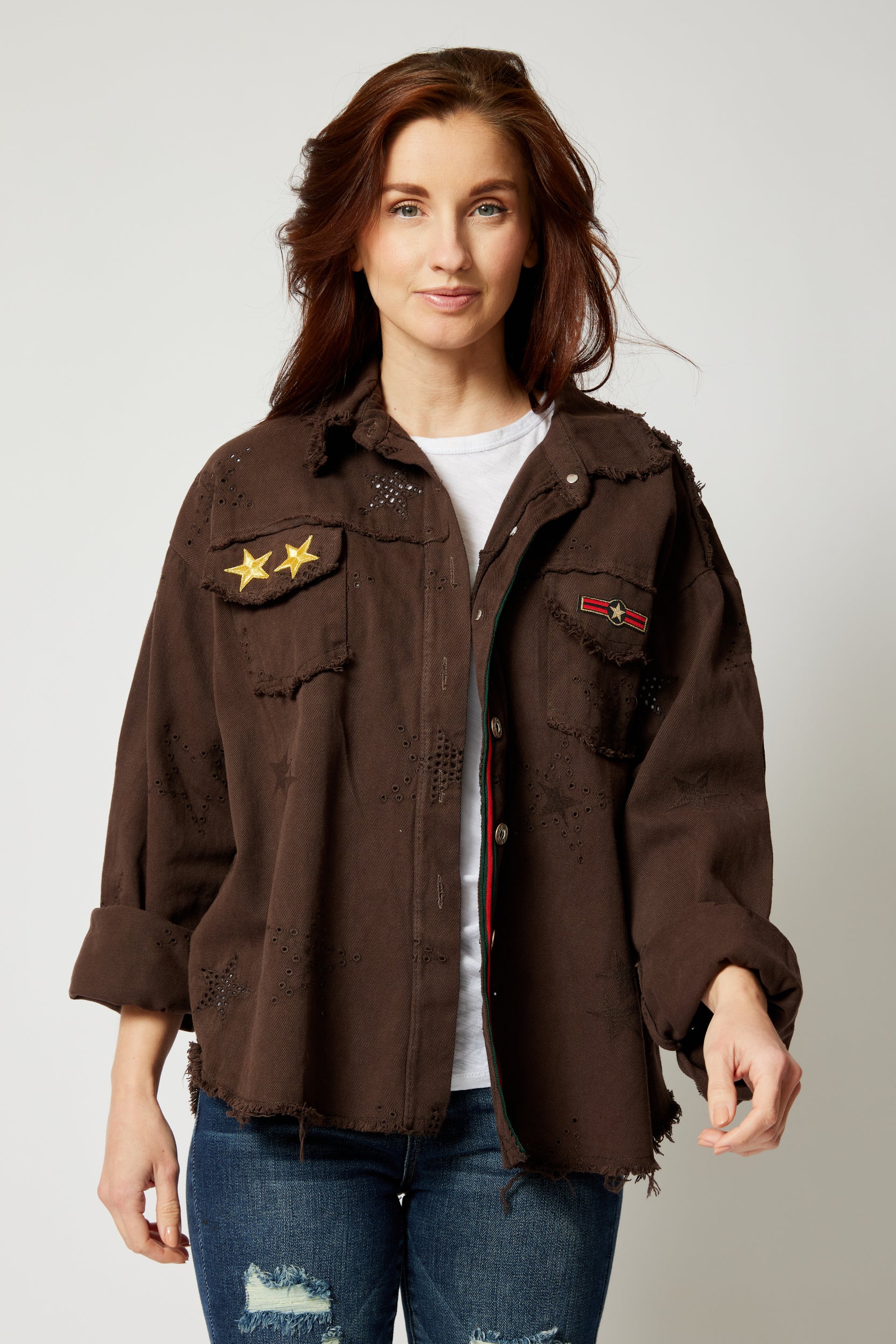 Military Jacket - Jacqueline B Clothing