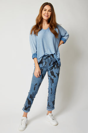 Ombre Long Sleeve Top (Three Colors) - Jacqueline B Clothing
