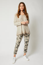 Ombre Long Sleeve Top (Three Colors) - Jacqueline B Clothing