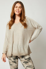Ombre Long Sleeve Top (Three Colors) - Jacqueline B Clothing