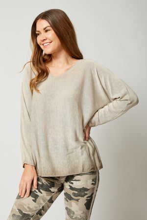 Ombre Long Sleeve Top (Three Colors) - Jacqueline B Clothing