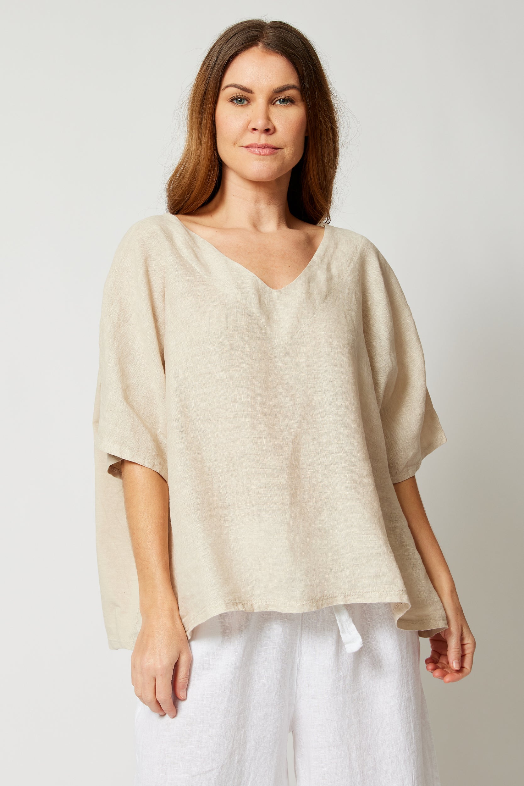 Oversized Linen Tee Shirt