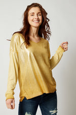 Shinny Front Sweater (Eight Colors) - Jacqueline B Clothing