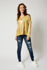 Shinny Front Sweater (Eight Colors) - Jacqueline B Clothing