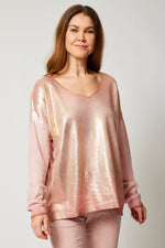 Shinny Front Sweater (Eight Colors) - Jacqueline B Clothing