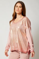 Shinny Front Sweater (Eight Colors) - Jacqueline B Clothing