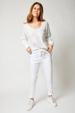 Shinny Front Sweater (Eight Colors) - Jacqueline B Clothing